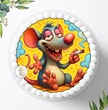 Tortenaufleger Tortenbild Tortendeko Fototorte, für Jungen,Mädchen zum Geburtstag, Essbares Foto Fondant, Ø 20cm - 2862z