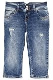 LTB Caprijeans Georget Cycle Slim Fit Stretchjeans Shorts Damen Denim Used, Farbe:blau, Hosengrößen:W33