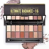 ONLYOILY 16 Farben Lidschatten Palette Matt Schimmer Glitzer Lidschatten schminkpalette eyeshadow make up paletten kosmetik