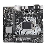 Zunate H410-Computer-Motherboard, LGA 1200 Dual DDR4 DIMM Micro ATX-Motherboard mit DVI- und VGA-Ausgang, Serial ATA III-Anschlüssen, PCI E X16, RJ45, PCI E 3.0