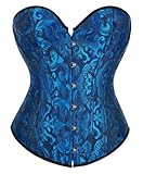 KUOSE Damen Vintage Halloween Korsett Bauchweg Corsage Top Übergrößen