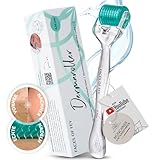 FACES OF FEY Dermaroller - 192 ECHTE NADELN- professionelles Microneedling zuhause - Nadelroller für Haut Straffung & Anti Aging - Microneedlingroller 0,50mm