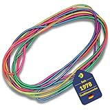 Best Sporting Gummitwist Kinder I Springseil Kinder Outdoor I Hüpfband für Kinder I 500 cm langes Gummiband I Outdoor Spiele für Kinder I Hüpfseil regenbogenfarben I Gummiband Sport für Kinder