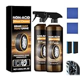 Wheelblaze，wheelblaze Radreiniger，wheel Cleaner, Cleaner Felgenreiniger,Vielseitiger Und Leistungsstarker Rostumwandler, Autoreifen-Gummireiniger, Rost Entfernen, Schnelle Politur & Aufarbeitung-A