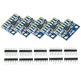5 x GY-521 MPU-6050 Modul, 3 Axis Accelerometer Gyroscope Module 6 DOF 6-axis Accelerometer Gyroscope Sensor Module 16 Bit AD Converter Data Output IIC I2C,und Beschleunigungssensor kompatibel mit Ard