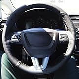 Lenkradhülle Autozubehör Für Sitz Für Leon Für Alhambra Für Toledo 2011 2010 2012 Lederlenkradabdeckung Lenkradschoner