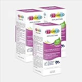 PEDIAKID - IMMUNSTARK - Nahrungsergänzungsmittel auf der Grundlage von Extrakten aus Echinacea - Hilft, die natürlichen Abwehrkräfte des Körpers zu unterstützen - Set mit 3 sirups