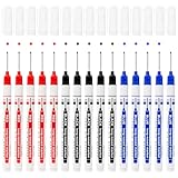 Pilikoll 15 Stück 20mm Bohrlochmarker Tieflochmarker Bleistift Extralange Spitze Lochmarkierer Deep Hole Pen Bohrlochmarker Anreißwerkzeug für Holz Metall Betonfliesen Kunststoff
