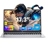 ACEMAGIC 17.3 Zoll Laptop,16GB DDR4 512GB SSD Notebook,N-95 Prozessor bis zu 3.6GHz Laptop Computer,WiFi, BT5.0,3*USB3.2,180° Öffnen und Schließen,Business