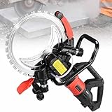 Betonschneidringsäge mit Klingen - Hand-Ringsäge für präzises Schneiden auf Bewehrungsstab, Ziegeln & Granit - Schnitttiefe 29,0 cm - Ideal für Baustellen & Renovierungsprojekte