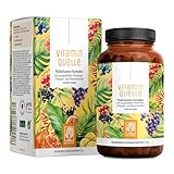 All in One Multivitamin & Mineralien Komplex - 35 wertvolle A-Z Vitamine und Mineralstoffe - Multi Vitamin Kapseln hochdosiert - Vegan und ohne unnötige Zusatzstoffe