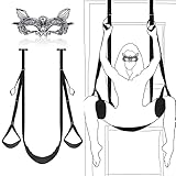 PIIKNUO Liebesschaukel Sexschaukel Tür Schaukel, Sex Swing BDSM Bondage Set Liebesschaukel für die Frau Extrem Sexspielzeug Sexmöbel für Paare Schaukel Set für Frauen Männer Sex Toy für Paar