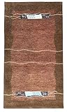 Rug Studios Teppich GABBEH ROYAL | Handgeknüpft | Farbe: braun; Größe: 200x250 cm | strapazierfähig und leicht zu reinigen | Wohnzimmer | Schlafzimmer