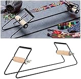 Lionel Perlen Loom Webrahmen, Einstellbarer Holzperlen Strickmaschine, Webstuhl für Perlenweben und Schmuckherstellung