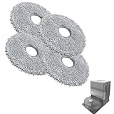 Ersatzteile kompatibel mit Cecotec Conga M100 Spin AI-Roboter, Ersatz für Wischmopps und Seitenbürsten, Ersatzteile