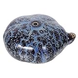 JOINPAYA Tragbarer Keramik Wassertropfer für Kalligrafie Handbemaltes Tintenfass Blaues Chinesisches Kalligrafiezubehör für Malerei und Schreibkunst