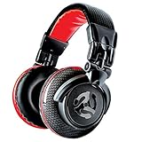 Numark Red Wave Carbon - Leichter, hochwertiger Full-Range-DJ-Kopfhörer mit Drehgelenken, 50 mm-Treibern, abziehbarem Kabel, 3,5 mm-Adapter und Tasche, Bunt