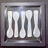 Kaviarlöffel – Perlmutt-Löffel-Set mit Geschenkbox-Verpackung – perfekt zum Servieren von Kaviar-Eiern und Dessert (5)