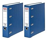 herlitz Doppelordner PP blau blau