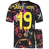 Lamine Yamal Trikot für Kinder und Erwachsene - Spanien Fußball Trikot Set - Gaming - Jungen - Sportsachen - Geschenk - Sport t Shirt - Sportbekleidung - Größe 140