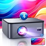 Beamer 4K Unterstützung, 25,000 Lux,Native 1080P, HDR 10,Smart Auto Focus, Heimkino Projektor, WiFi 6, 2 Bluetooth, Für iOS/Tabletop/deckhenhalterung