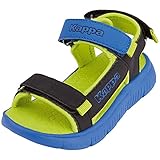 Kappa Unisex kana mf k Sandale, Blau Schwarz, 27 EU / 9 UK