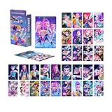 30PCS K pop Demons H-Hunters Lomo Cards Kpop Karten Fotokarten Sa ja Boys Hun trix K-pop Ru mi Mi ra Zo ey Jin un Fotokartenset Geburtstagsgeschenk für Fans
