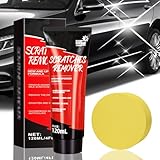 Autokratzer-Reparaturpaste, Autopolitur, Kratzer Entferner Auto 2024, Auto Kratzer Reparatur Paste Polieren Wachs mit Schwamm für Auto verschiedene Oberflächen (1 Schachtel)