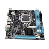 VBESTLIFE H61 LGA1155 Motherboard für Desktop-Computer, Dual-Channel DDR3, M.2 NVMe NGFF, M ATX Motherboard Unterstützt VGA- und HDMI-Ausgang