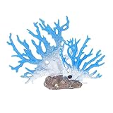 BESPORTBLE 1Stk Aquarium Landschaftsbau Blase Aquariumdekoration Ornament für Aquarium Fischpflanzen für Aquarien Teich korallenbaum coraltree Landschaftsdekor Aquarium Ornament Plastik Blue