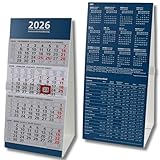 Tischkalender 2026 4 Monate Bürokalender 4-Monatskalender Schreibtischkalender