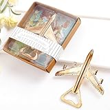 Flugzeug-Flaschenöffner | Flugzeug-Dekor | Geburtstagsgeschenk für Veteranen, Piloten, Reisebegeisterte oder Luftfahrt-Liebhaber | Liebenswerter Geschenkkarton | Neuheit (Flugzeug)