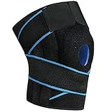 ACWOO Kniebandage für Männer Damen, Verstellbare Patella , Orthopädische Kniestütze, Sport Bandage Knie für Meniskusriss, Knieschmerzen Lindern, Arthritis (Blau)