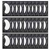 YUVKIN 30 Paare Augenpads für Wimpernverlängerung, Wimpernpads, V-Wimpern, Wimpernlifting, Wimpern Färben, Wimpern Augen Patches, Wimpernverlängerung Pad (Black)