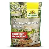 Neudorff Azet Hochbeet- & GemüseDünger – Bio Hochbeetdünger mit 100 Tagen Langzeitwirkung für alle Gemüsearten im Hochbeet, 1,75 kg für 35 m²