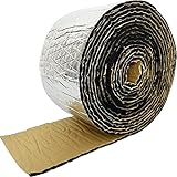 5MM Rohrisolierung Hohe Dichte Rohrumwandlungsisolierung Schaumband mit Selbstkleber Lärmreduzierung 15cm x 8m