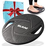 ELANI Rutschfestes Balance-Board für Erwachsene bis 150kg für Physiotherapie zur Stärkung der Balance & Koordination | Balance Board für Schreibtisch