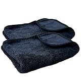 IBOPUXIU 2er Pack Handtücher, 60x40 cm - Extrem Weich & Super Saugstark, Ideal Für Haushalt, Büro, Hotel Und Salon, Maschinenwaschbar