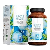NATURTREU® Verdauungsenzyme (Digestive Enzyme) - Enzymhelden: Enzym Komplex mit Protease, α-Amylase & Lipase - 120 vegane Kapseln - in Deutschland produziert & laborgeprüft