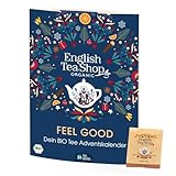 ETS - Tee Adventskalender 'Feel Good' | Wellness & Wohlfühl Weihnachtskalender | 24 versch. Bio Tees & weitere Überraschungen