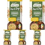 Kattus - Hummus Würzmischung | Gewürzmischung für selbstgemachtes Hummus | Ohne Geschmacksverstärker, ohne Farbstoffe | 7 g im Beutel (Packung mit 5)