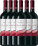 Glicine Rosso Terre Siciliane Duca di Salaparuta Rotwein 6 x 0,75l VINELLO - 6 x Weinpaket inkl. kostenlosem VINELLO.weinausgießer