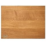 B4K® 40х30x4cm | Küchenbrett aus Eiche | Antibakterielle Oberfläche | Geölt | Tranchierbrett | Schneidebrett | Hackbrett | Frühstücksbrett | Servierbrett | Brotbrett