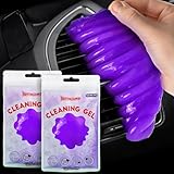 YOPINSAND Auto Reinigungsgel, 2er Pack Universal Auto Reinigungswerkzeug, Auto Reinigungsspachtel, wiederverwendbarer Innenreiniger für Auto Tastatur Luftausströmer, Auto Reiniger Staub Reinigungsgel