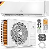 KESSER® Klimaanlage SET Split - mit WiFi/App Funktion Klimagerät - Kühlen A++/ Heizen A+ -12000 BTU/h (3.400 Watt) Sehr Leise, Kältemittel R32 - Fernbedienung, Timerfunktion - Inkl. Montagematerial