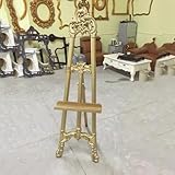 Staffelei im antiken französischen Stil mit kunstvollen Details für Kunstausstellung und Malerei