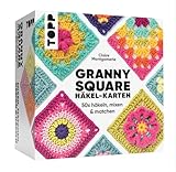 Granny Square Häkel-Karten (Deutsche Ausgabe). 50x häkeln, mixen und matchen. Mit Häkelschrift und Foto zu jedem Granny Square und praktischem So-geht's-Booklet