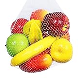 BYNYXI 12er Set Künstlichen Obst und Gemüse Fotografie Requisiten Lebensecht Früchte Dekoration Realistische Gemischt Obst Schaum Kunstgemüse Obst Set Party Obst Modell für Zuhause, Küche, Party