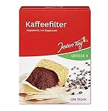Jeden Tag Filtertüten Kaffee Größe 4, 100 Stück, 223 g