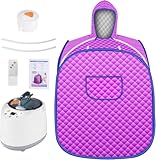 SenDluze Portable Steam Sauna, Portable Steam Sauna Spa Tent for Home with Remote Controlled Steam Generator, One-Person Sauna for Detoxification, Relaxation and Therapy